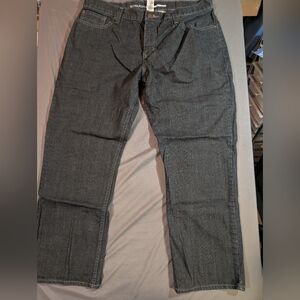 Men's Slim Straight Gray Jeans